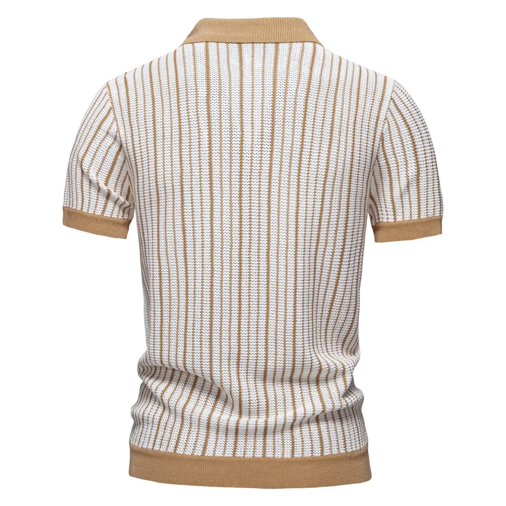 Monaco Textured Knit Polo