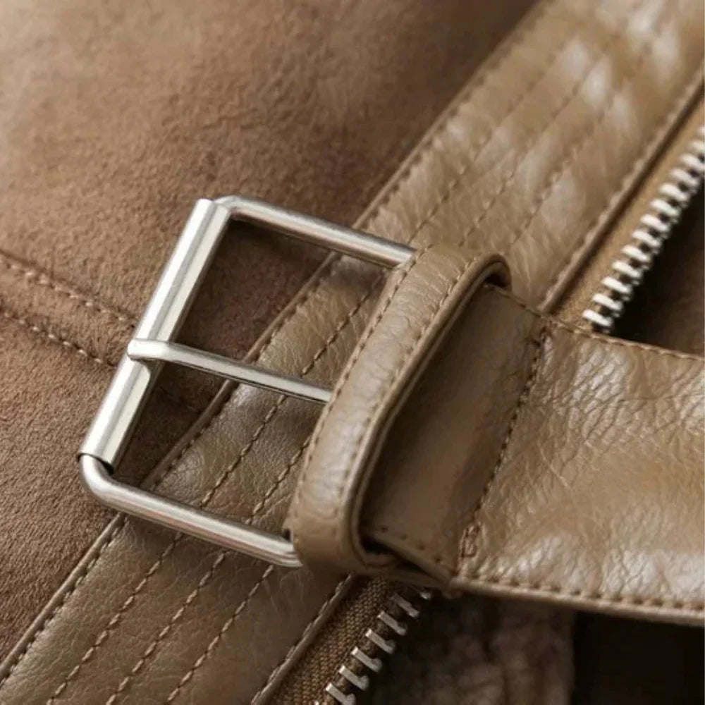 Colette Shearling Suede Jacket